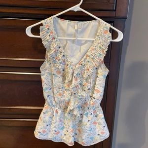 LC Lauren Conrad bird blouse. Size Medium.